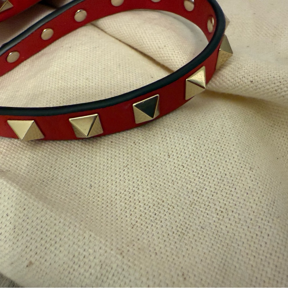 Valentino Red Rockstud Crossbody Bag - Picture 3 of 9